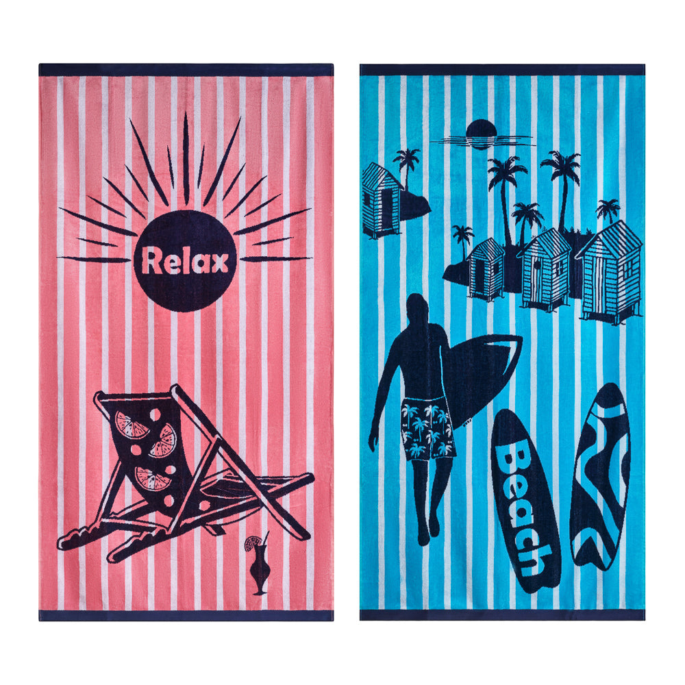 Relax and Beach (Pack of 2)