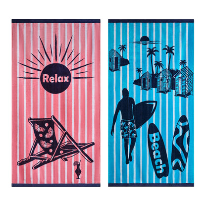 Relax and Beach (Pack of 2)